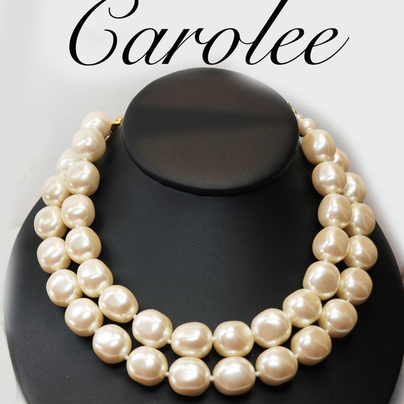 Vintage Baroque Massive Pearl Carolee Necklace - Picture 7 of 11